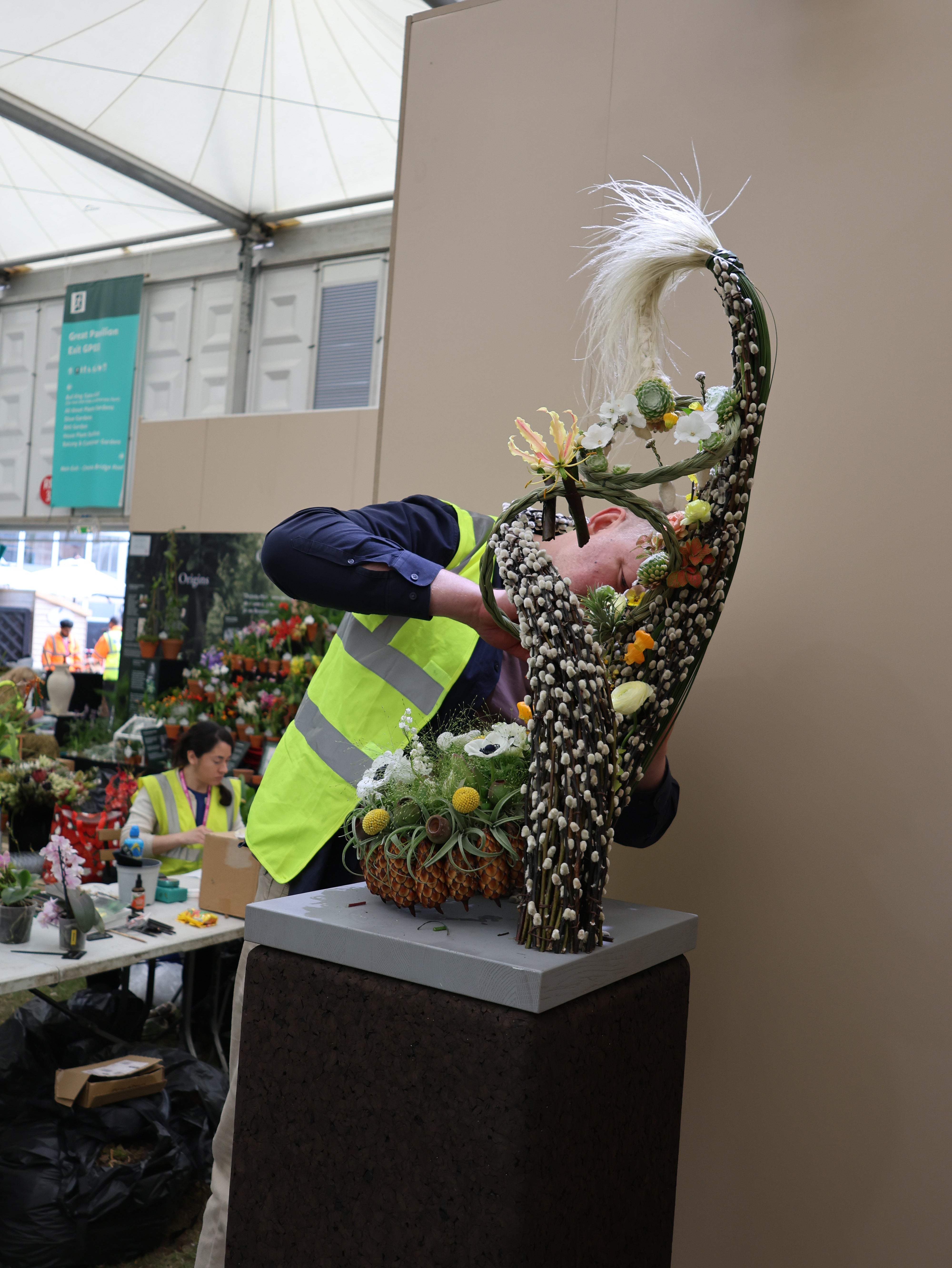 Exploring The Silk Yarn Exhibit At Chelsea Flower Show 2025